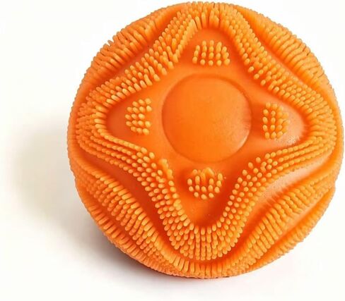 Textured Squishy Stress Ball, Soft Fidget for Anxiety Relief, Sensory Squishy Ball to Increase Hand Flexibility & Relieve,Ultra Squishy and Moldable Slow Rise for (Orange) in Saudi Arabia