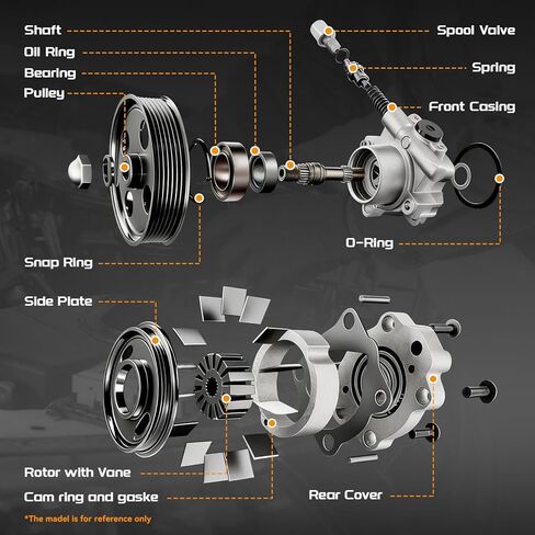1.8L مضخة توجيه كهربائية لتويوتا كورولا ماتريكس بونتياك فيبي 2003 2004 2005 2006 2007 2008 #21-5345 in Kuwait