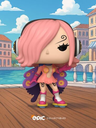 Epic Collectibles Pop Anime: One Piece - Reiju Limited Edition Exclusive Vinyl Figure Included with Box Protector Compatible for Funko in Kuwait