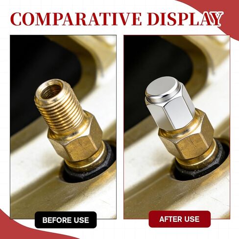 24 Pcs Metal Valve Stem Caps, Hexagon Valve Stem Caps, Silver Dust Proof Tire Valves Covers for Cars, Trucks, Motorbikes, Bikes in Saudi Arabia