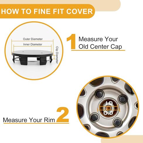 4 Pcs 70mm 2.76" OD - Universal Car Wheel Hub Center Caps - Car SUV Trucks Auto Hub Covers Scratch Resistant Rustproof - Durable Plastic Gloss Black in Kuwait