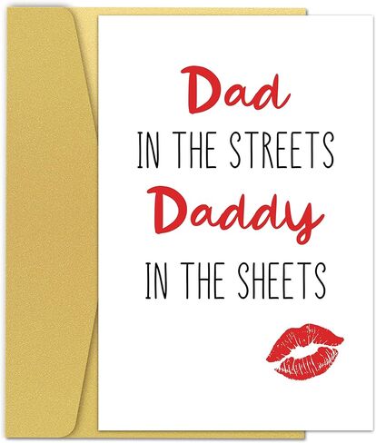 Funny Fathers Day Card for Dad, Humor Nursing Home Fathers Day Card from Daughter Son Children, Funny Father‘s Day Cards for Dad Grandpa Stepdad, Am I Your Favorite Child? in Saudi Arabia