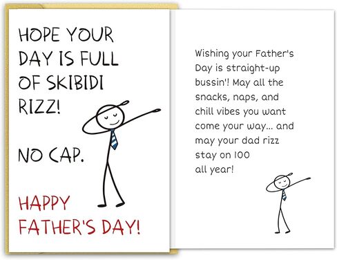 Funny Fathers Day Card for Dad, Humor Nursing Home Fathers Day Card from Daughter Son Children, Funny Father‘s Day Cards for Dad Grandpa Stepdad, Am I Your Favorite Child? in Saudi Arabia