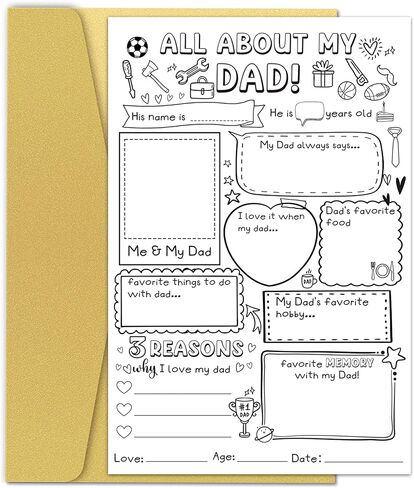 Funny Fathers Day Card for Dad, Humor Nursing Home Fathers Day Card from Daughter Son Children, Funny Father‘s Day Cards for Dad Grandpa Stepdad, Am I Your Favorite Child? in Saudi Arabia
