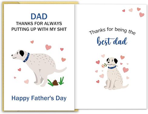 Funny Fathers Day Card for Dad, Humor Nursing Home Fathers Day Card from Daughter Son Children, Funny Father‘s Day Cards for Dad Grandpa Stepdad, Am I Your Favorite Child? in Saudi Arabia
