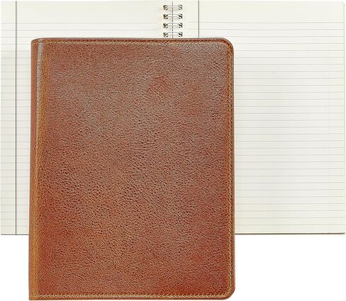 Graphic Image 9" Refillable 9" Refillable Notebook - Leather Bound Notebook Black - Premium Quality - Made in USA Quality Leather - Made in USA in Saudi Arabia