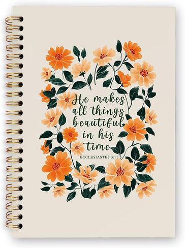 dvhdajed Christian Jesus Feeds the 5000 Spiral Notebook, Religious Fish and Loaves Journaling Notebooks, Bible Verse Spiral Journal, Christian Office School Supplies Gifts for Women Men, 5.5x8.3 Inch in Saudi Arabia
