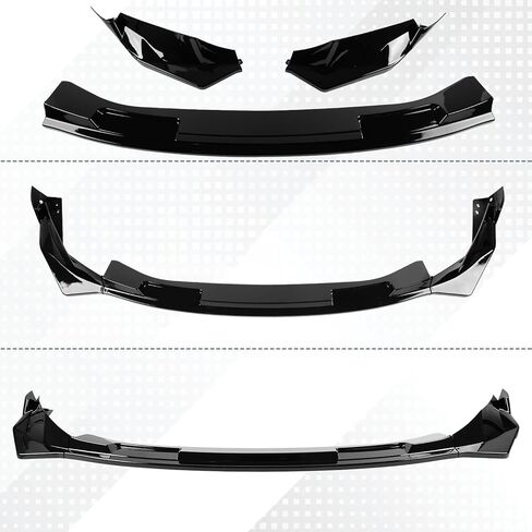 Front Bumper Lip Compatible with 2021-2026 BMW G80 M3 G82 G83 M4, Gloss Black V-Style Air Splitter Chin Body Kit in Saudi Arabia