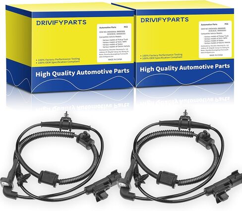 مستشعر سرعة عجلة ABS أمامي وخلفي يسار ويمين مناسب لموديلات Chevy & Buick - Verano 2012-2017، Cruze 2011-2015، Volt 2011-2015 - أمامي وخلفي، جانب السائق والراكب، (4 قطع) in Kuwait