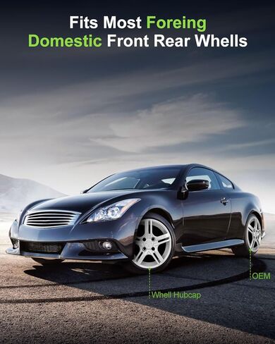 SCITOO Silver Hubcaps, 4pcs, 13", fits Most Cars, Easy Install, Stylish & Enduring in Kuwait