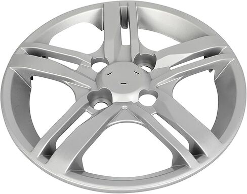 SCITOO Silver Hubcaps, 4pcs, 13", fits Most Cars, Easy Install, Stylish & Enduring in Kuwait