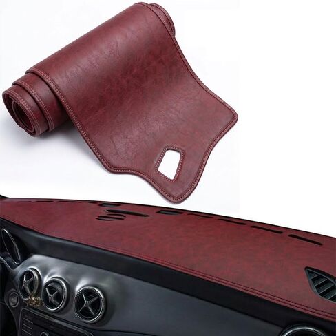Dash Cover Mat for Buick Envision 2018 2019 2020, Custom Fit Dashboard Cover with Speaker & Vent Cutouts, Non-Slip Dash Pad, Sun Glare & Heat Reduction,A Black in Kuwait