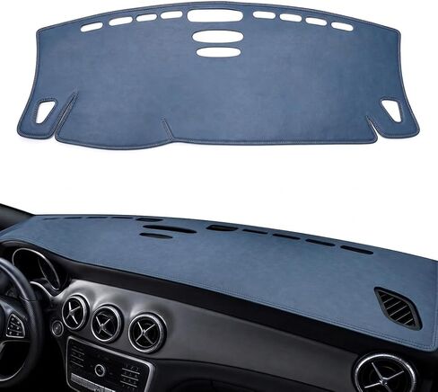 Dash Cover Mat for Chevrolet Colorado 2018, Custom Fit Dash Pad with Speaker & Vent Cutouts, Non-Slip Sun Heat Shield Center Console Protector,A Black in Saudi Arabia