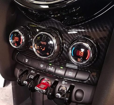 UNICUS Center Dashboard Console Cover 1x Compatible with Mini Cooper F55 F56 F57 Carbon Effect in Saudi Arabia