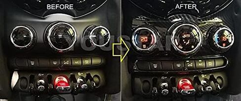 UNICUS Center Dashboard Console Cover 1x Compatible with Mini Cooper F55 F56 F57 Carbon Effect in Saudi Arabia