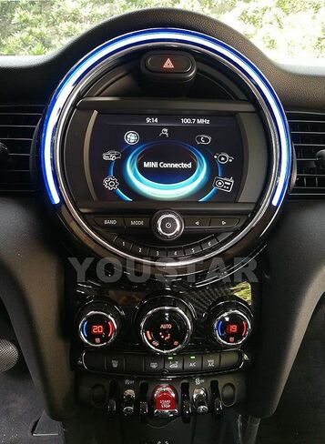 UNICUS Center Dashboard Console Cover 1x Compatible with Mini Cooper F55 F56 F57 Carbon Effect in Saudi Arabia