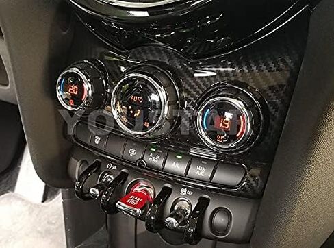 UNICUS Center Dashboard Console Cover 1x Compatible with Mini Cooper F55 F56 F57 Carbon Effect in Saudi Arabia