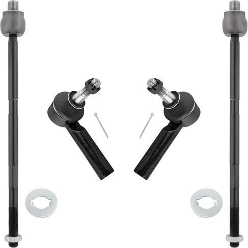 BOXI (Set of 4) Front Left Right Inner & Outer Tie Rod End Kit fit for Saturn Vue 2008-2009 / for Chevrolet Equinox 2008-2009 / for Pontiac Torrent 2008-2009 / ES800030 EV800330 in Kuwait