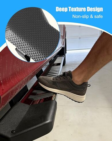 Running Board-Step Pad Grip Cover Fit for Ford F-150 2015-2022 with 6" Running Borad Replace FL3Z16491DA FL3Z16491DA FL3Z-16491-DA in Saudi Arabia