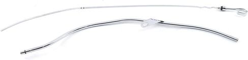 CFR Performance Steel Oil Pan Dipstick – Chrome Finish | Fits 1983–1993 Ford Mustang 427/460/7.5L Big Block Engines in Kuwait