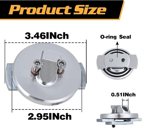 F4TZ-6753-A Dipstick Adapter Repair Kit Replacement for Ford 7.3L Powerstroke F250 F350 F450 F550 1994-2003 E250 E350 Van 1995-2003 Excursion 2000-2003 Replaces F4TZ-6751-B Oil Dipstick in Kuwait