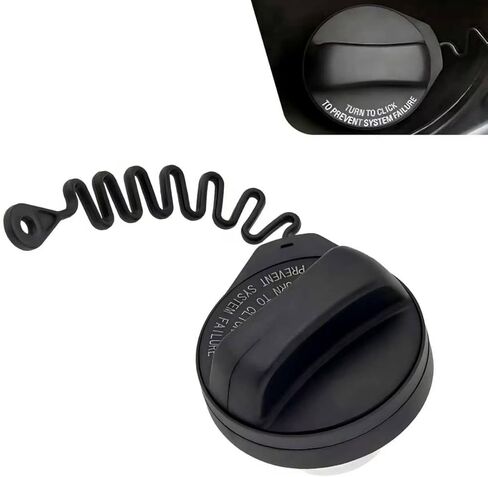 Gas Cap, Leak-proof Seal Fuel Tank Cap, Replace OEM Number# 31392044 31261716 31321925, Compatible with Volvo C30 XC60 XC70 XC90 V50 V60 V70 S40 S60 S80 (Black) in Kuwait