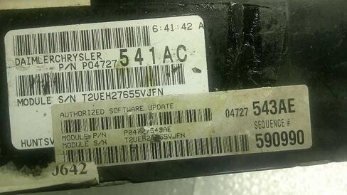 06 Compatible with Pacifica Engine ECM Electronic Control Module 3.5L 04727543AE p04727543AE in Kuwait