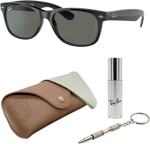 Ray-Ban RB2132F New Wayfarer Classic Square Shape Sunglasses for Men and Women- Timeless Classic Sun Glasses with Modern Elegance - Premium UV Protection - Designer Men's and Women's Sunglasses in Saudi Arabia