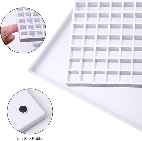 12''x12'' Stained Glass Cutting Mat with Tray, Suitable for Cutting Glass and Cutting Mats for Crafts, Auxiliary tool for collecting glass shards with Removable Double-layer Design, 1 Pack in Saudi Arabia
