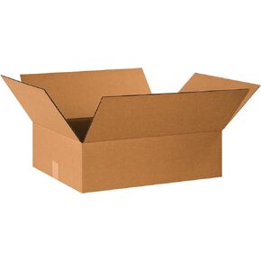 PARTNERS BRAND 20 x 15 x 6 Corrugated Cardboard Boxes, Flat 20"L x 15"W x 6"H, Pack of 25 | Shipping, Packaging, Moving, Storage Box for Home or Business, Strong Wholesale Bulk Boxes