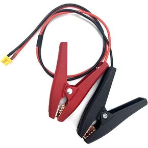 XT30 Jump Starter Cable with Battery Clamps - 12V Replacement Alligator Clips to XT30 Connector Car Jumper Cable for Emergency Portable Car Jump Start Battery Booster Cable 16AWG50CM