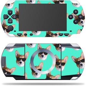 MightySkins Skin Compatible with Sony PSP – Cool Corgi | Protective, Durable, and Unique Vinyl Decal wrap Cover | Easy to Apply, Remove, and Change Styles | Made in The USA