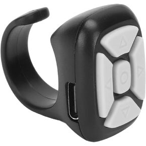 Bluetooth Remote Control Page Turner, Phone Camera Video Recording Remote with 10m Remote Control Distance, for iOS 15.0 or for Android 8.0 Above