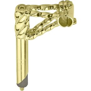 Lowrider Bike Double Twisted Stem 21.1mm Gold.