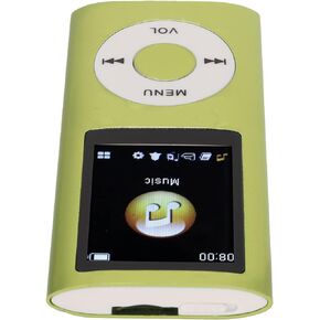 MP3 Player Stylish Multifunctional Lossless Sound Slim 1.8 Inch LCD Screen Portable MP3 Music Player (Black)