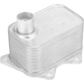 X AUTOHAUX 06J117021D Automatic Engine Oil Cooler 16 Rows for Audi TTS Quattro 2009-2012