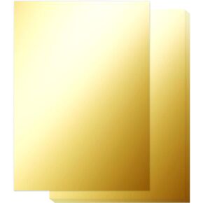 27 Sheets Metallic Gold Cardstock Paper, Gold Paper Foil Board A4 Gold Glitter Paper 250gsm for Card Making Invitations Decorations