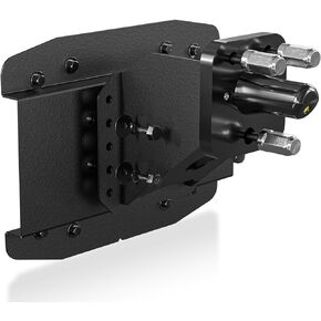 Spare Tire Carrier Adjustable Composition 2018 2019 2020 2021 2022 2023 2024 (Includes 4XE Models) Jeep Wrangler JL JLU 2/4 Doors with Camera Slot (Without Camera) Up to 37 inch