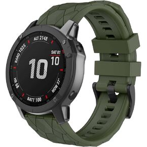 OVERSTEP Compatible with Fenix 5 Watch Band, 22mm QuickFit Quick Release Strap for Garmin Fenix 5 Plus/Fenix 6/Fenix 6 Pro/Fenix 7/Forerunner 935/Forerunner 945/Quatix 5 Smartwatch