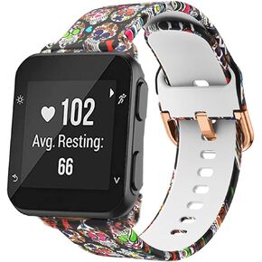 watch band Compatible with Garmin Forerunner 35 watch，Silicone Replacement Fashion Strap for man and women