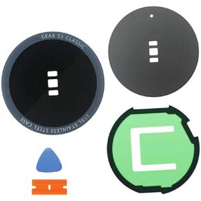 Gear S3 Classic Back Rear Door Glass Cover Case Replacement with Adhesive for Samsung Gear S3 Classic SM-R770 SM-R775
