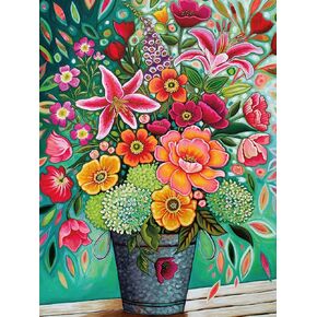Ceaco - Peggy's Garden - Florenza - 300 Oversized Piece Jigsaw Puzzle