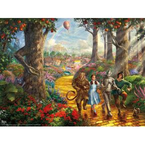 Ceaco - Thomas Kinkade - Follow The Yellow Brick Road - 500 Piece Jigsaw Puzzle, 24 x 18