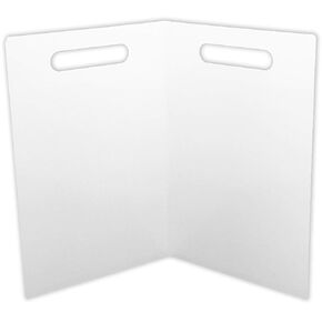ASHLEY PRODUCTIONS Folding Magnetic Center, White 14 x 18 Inches