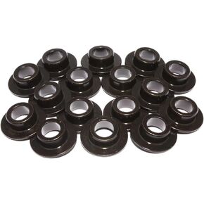 COMP Cams 787-16 7 Degree Steel Retainer Set of 16 11/32" Valve w/ 26915/26918 Beehive Springs, Black