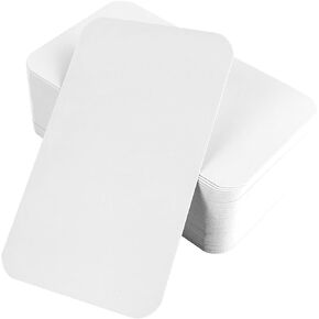 100 Pcs White Small Note Cards Note Business Cards Thanksgiving Message Gift Cards Business Message Cards Mini Note Cards (White)
