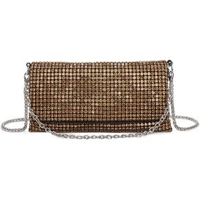 Tngan Women Glitter Rhinestone Handbag Bling Shoulder Bag Crossbody Bag Evening Party Prom Banquet Purse