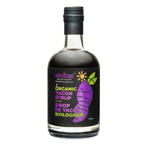 Organic Yacon Syrup - Keto, Vegan, Gluten-Free, Raw Food Diets. Non-GMO. Natural Sweetener. Beneficial Prebiotic. Excellent Source of Fibre (Fiber). Highest Fructooligosaccharide/FOS Content.