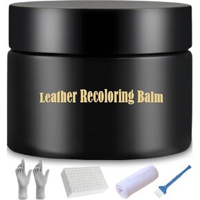 بلسم إعادة تلوين الجلد باللون الأسود، صبغ الجلد للأثاث، طلاء إصلاح طلاء الجلد الأسود للأرائك ومقاعد السيارة وحقيبة اليد وعجلة القيادة والسترات in Kuwait