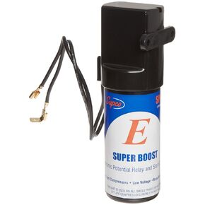 Supco SPP6E E Series Electronic Potential Relay Style Hard Start Kit, 1/2 - 3 Horsepower Range, 88-106F Capacitor Size